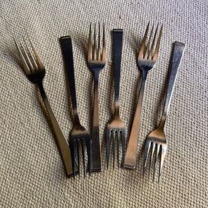 Splendide 18/8 Set of 6 Aspen Forks 7-5/8 Indonesia